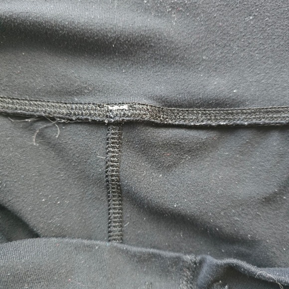 Lululemon Align High Rise Wide Leg Crop Pants Black Yoga Athletic Women's Size L - Picture 7 of 7